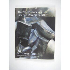 Sothebys Auction Catalog 1999 New York 7311 Fine and Decorative Art 20th Century